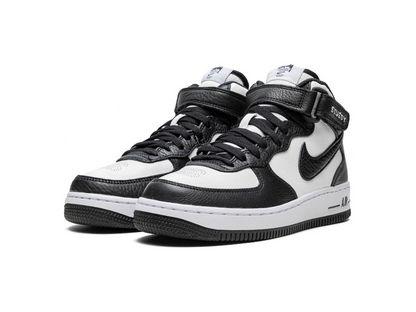 Nike Air Force 1 Mid Stussy Light Bone Black