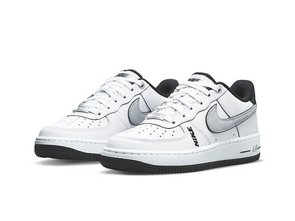 Nike Air Force 1 Low LV8 White Wolf Gray Black (GS)