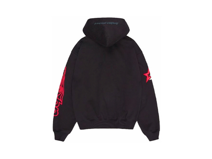 Broken Planet Performance Zip Up Hoodie Soot Black