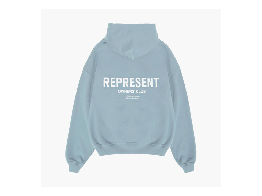 Represent Owners Club Hoodie Powder Blue