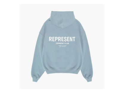 Represent Owners Club Hoodie Powder Blue