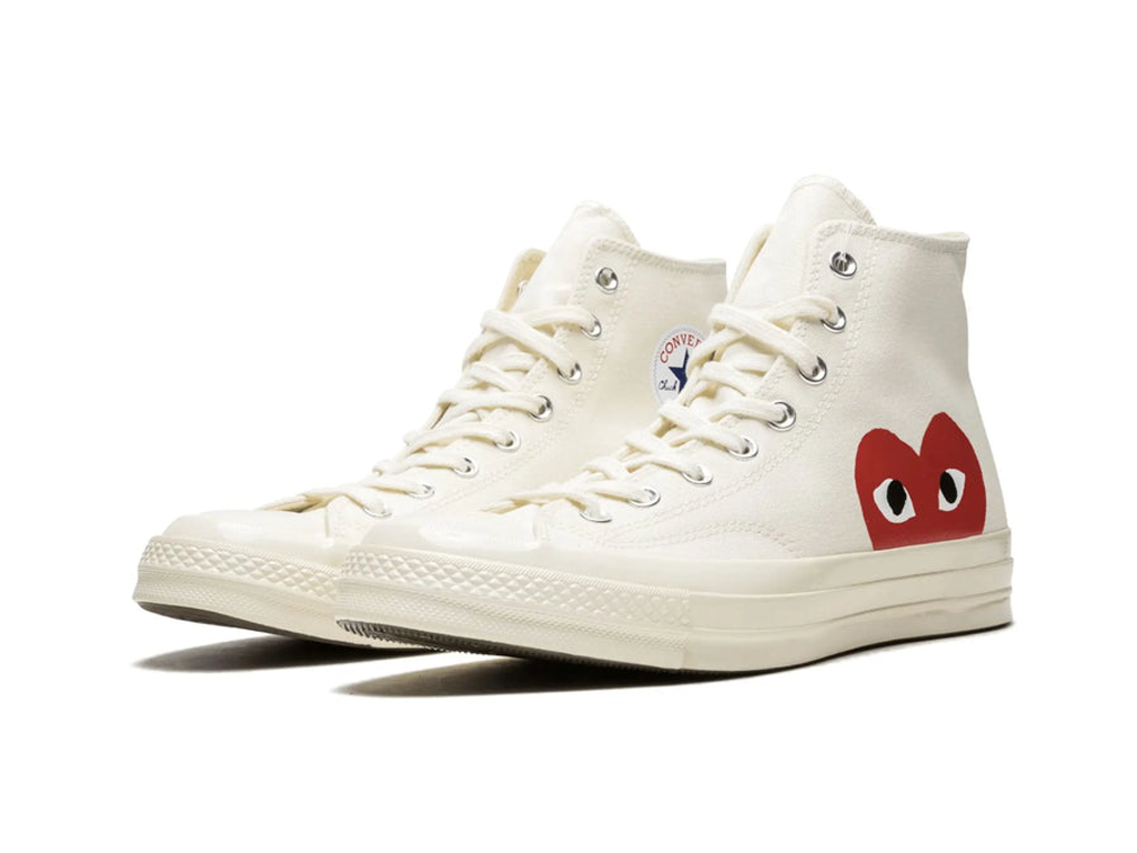 Converse Chuck Taylor All Star 70 Hi Comme des Garcons PLAY White