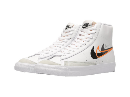 Nike Blazer Mid 77 Multi-Swoosh - Bright Mandarin