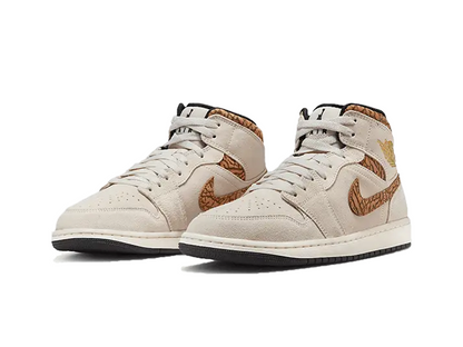 Nike Jordan 1 Mid SE Brown Elephant (GS)