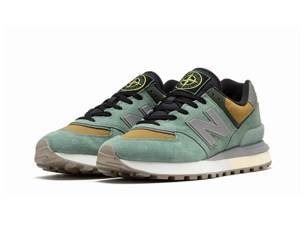 New Balance 574 Legacy Stone Island Light Green