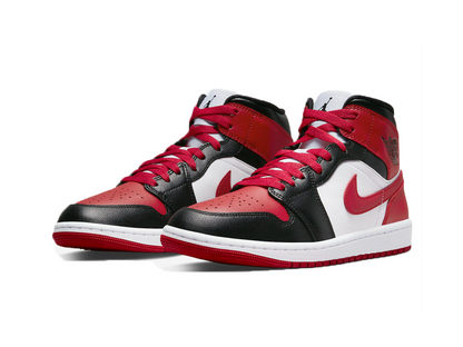 Nike Jordan 1 Mid Alternate Bred Toe (Women's)