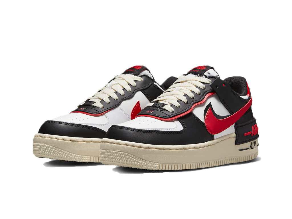 Nike Air Force 1 Low Shadow Summit White University Red Black (ženske)