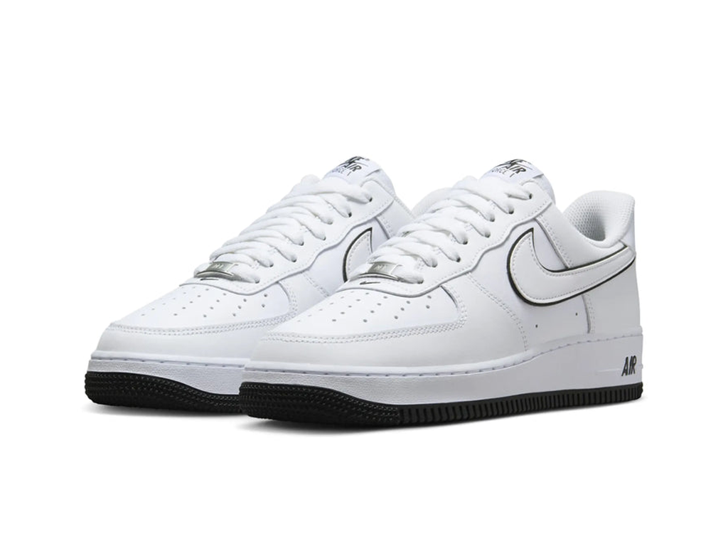 Nike Air Force 1 '07 Low White Black Outline Swoosh