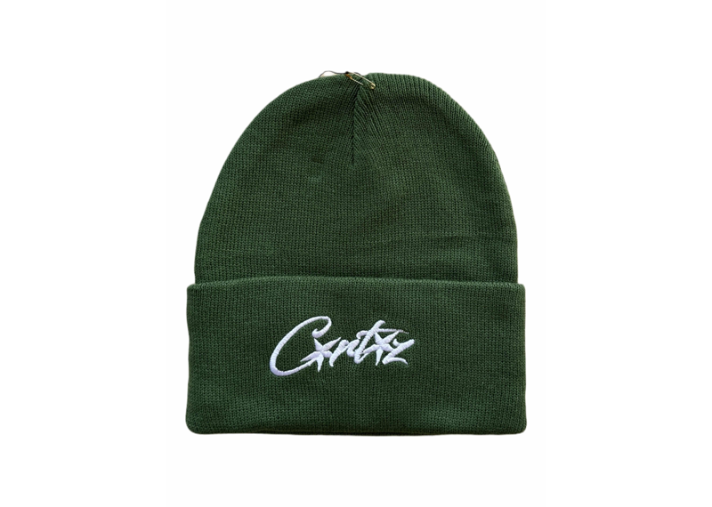 Corteiz Allstarz Folded Beanie Green-Corteiz-pikastore.cz
