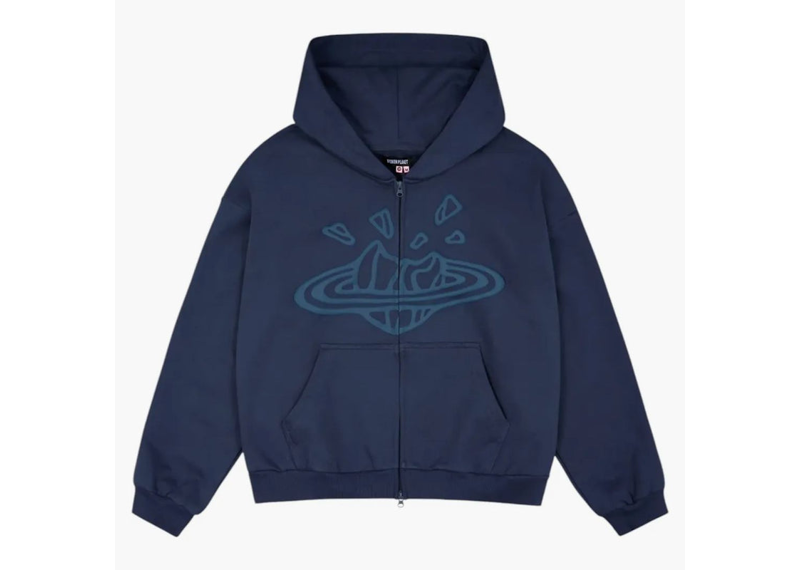 Broken Planet Zip-Up Hoodie Deep Navy-Broken Planet-pikastore.cz