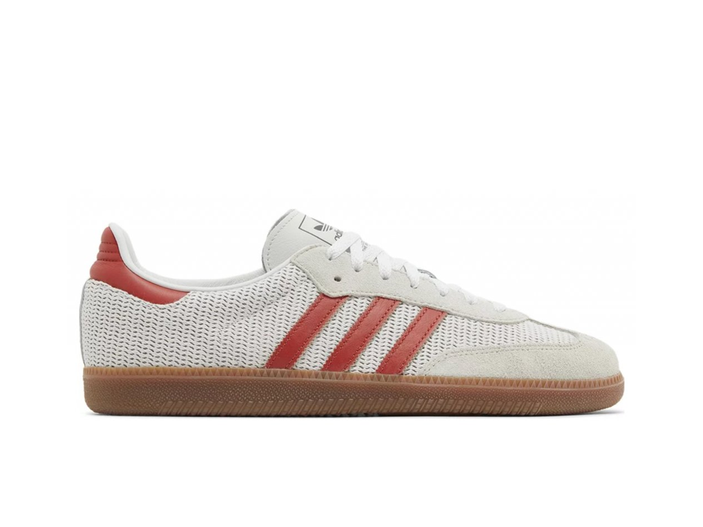 adidas Samba OG Crystal White Preloved Red