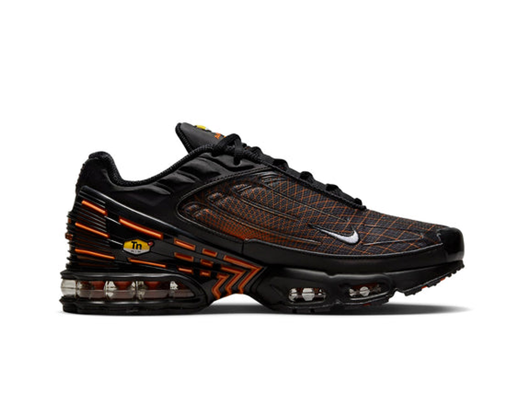 Nike Air Max Plus 3 Black Orange Spirograph