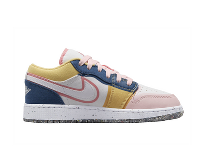 Nike Air Jordan 1 Low SE GS Multi-Color Canvas