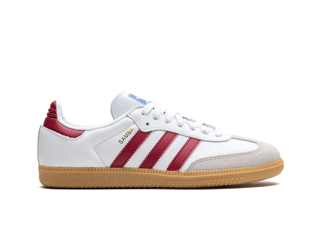 adidas Samba OG White Burgundy Guma