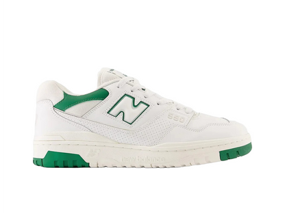 New Balance 550 White Classic Green