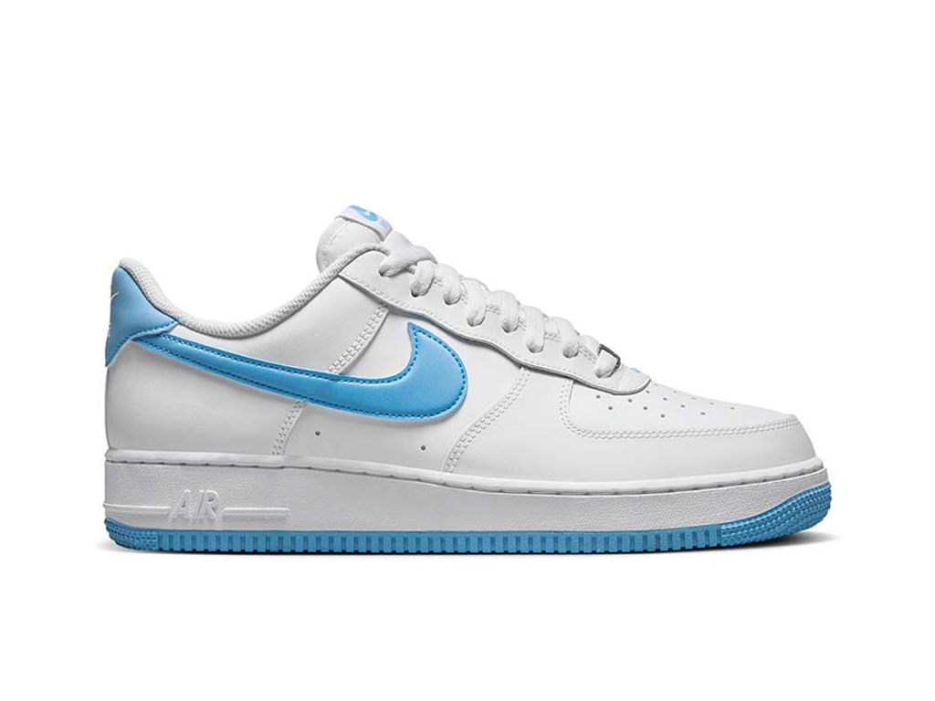 Nike Air Force 1 07 White Aquarius Blue