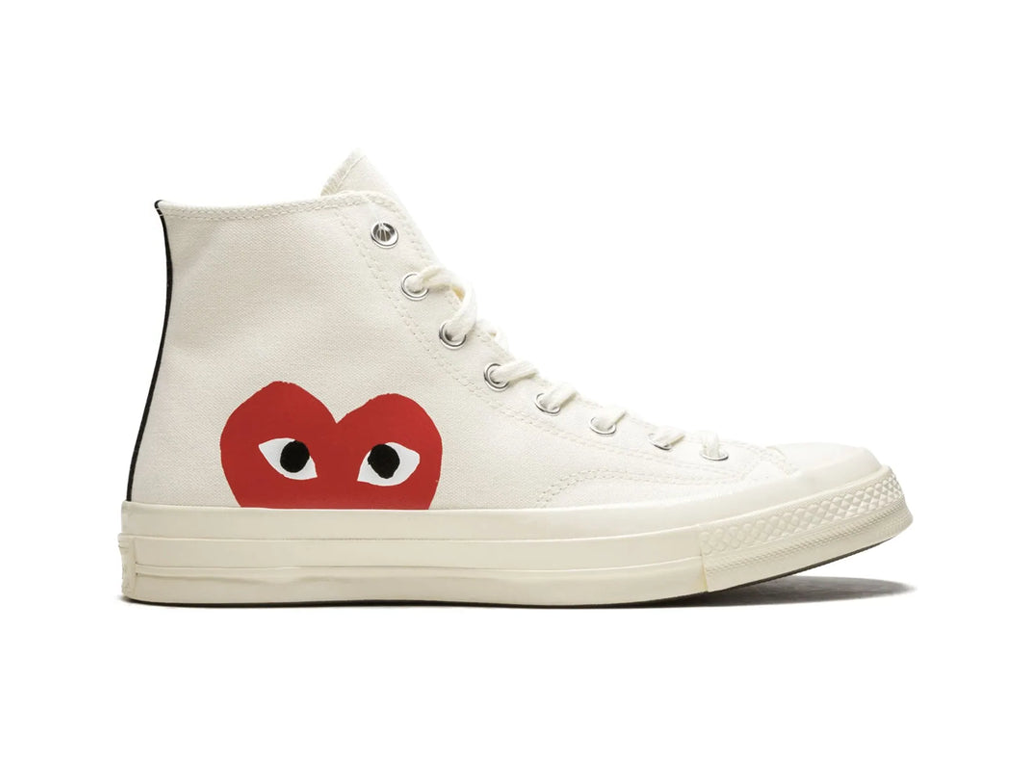 Converse Chuck Taylor All Star 70 Hi Comme des Garcons PLAY White