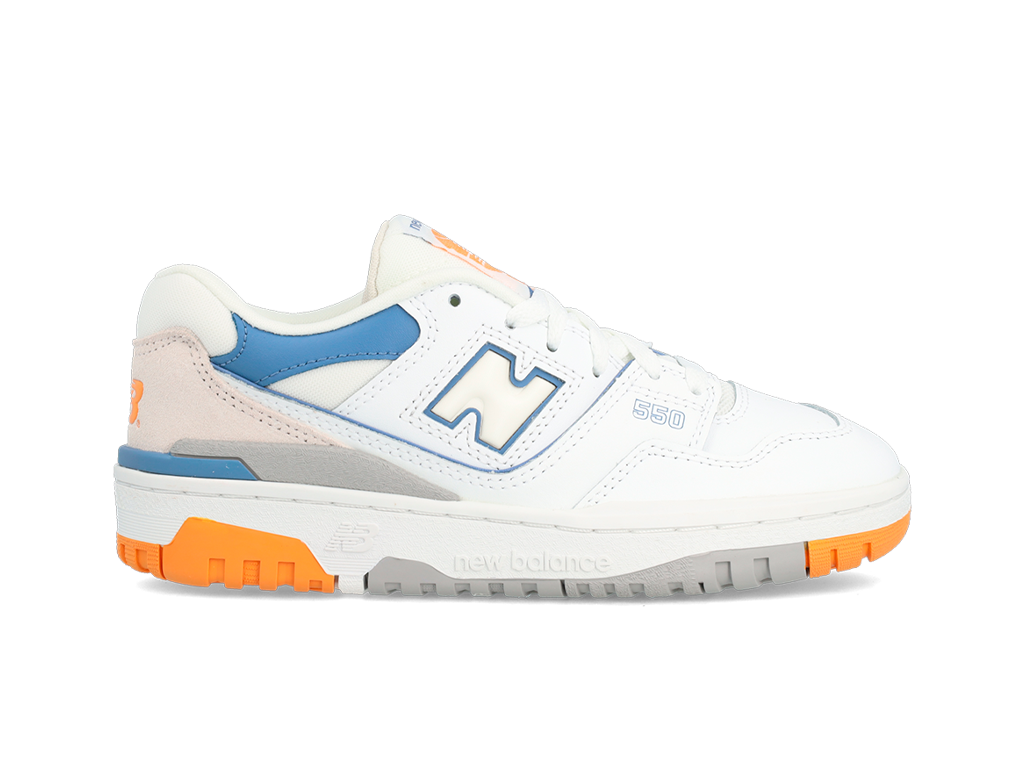 New Balance 550 White Mercury Blue