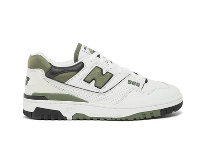 New Balance 550 White Dark Olivine