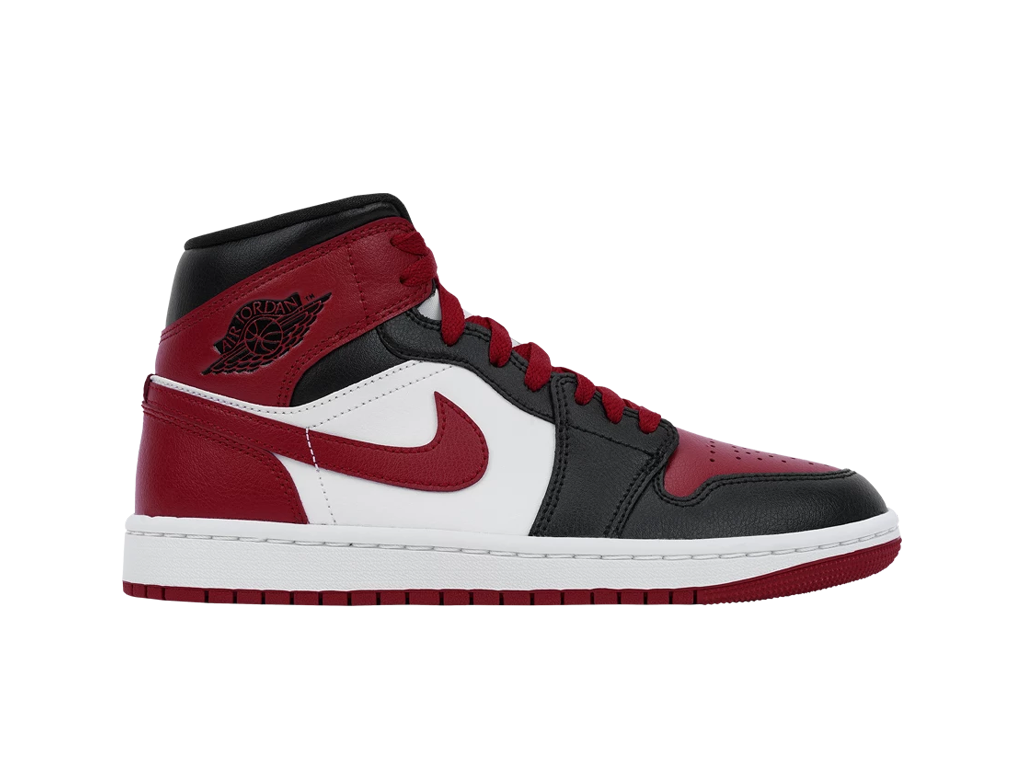 Nike Jordan 1 Mid Alternate Bred Toe (Women's)