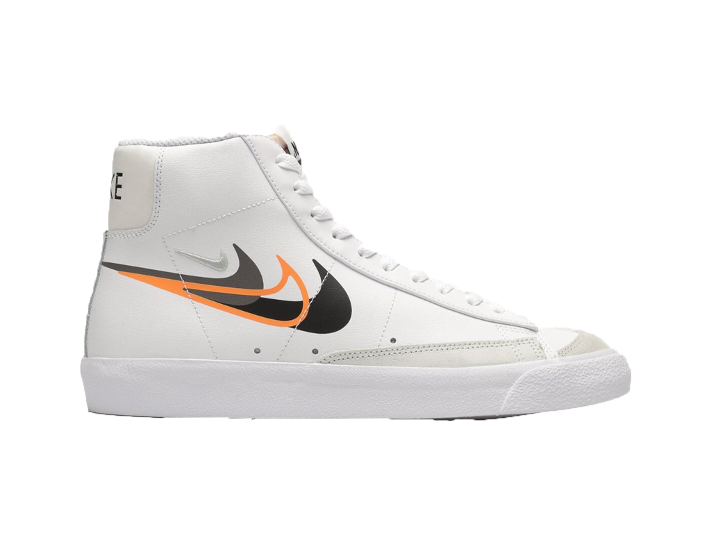 Nike Blazer Mid 77 Multi-Swoosh - Bright Mandarin