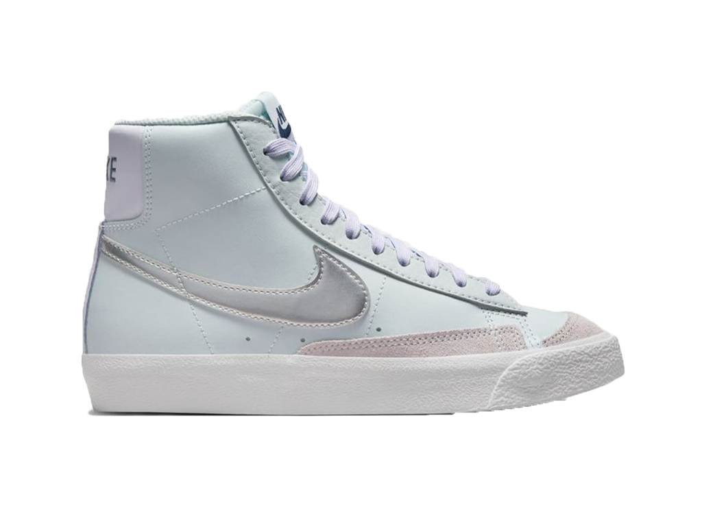 Nike Blazer Mid 77 GS Platinum Grape Metallic Silver