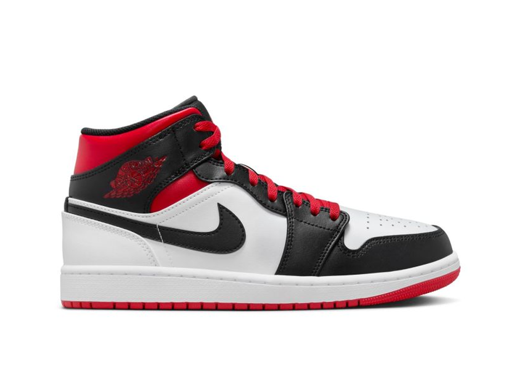 Nike Jordan 1 Mid Gym Red Black Toe