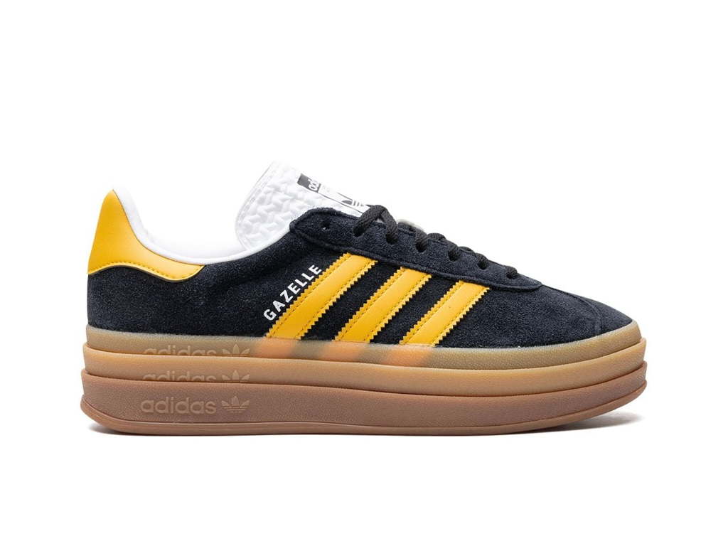 adidas Gazelle Bold Black Bold Gold (Women's)