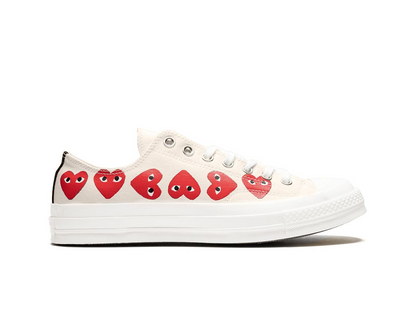 Comme des Garcons Play x Converse Chuck 70 Low Top Multi Heart