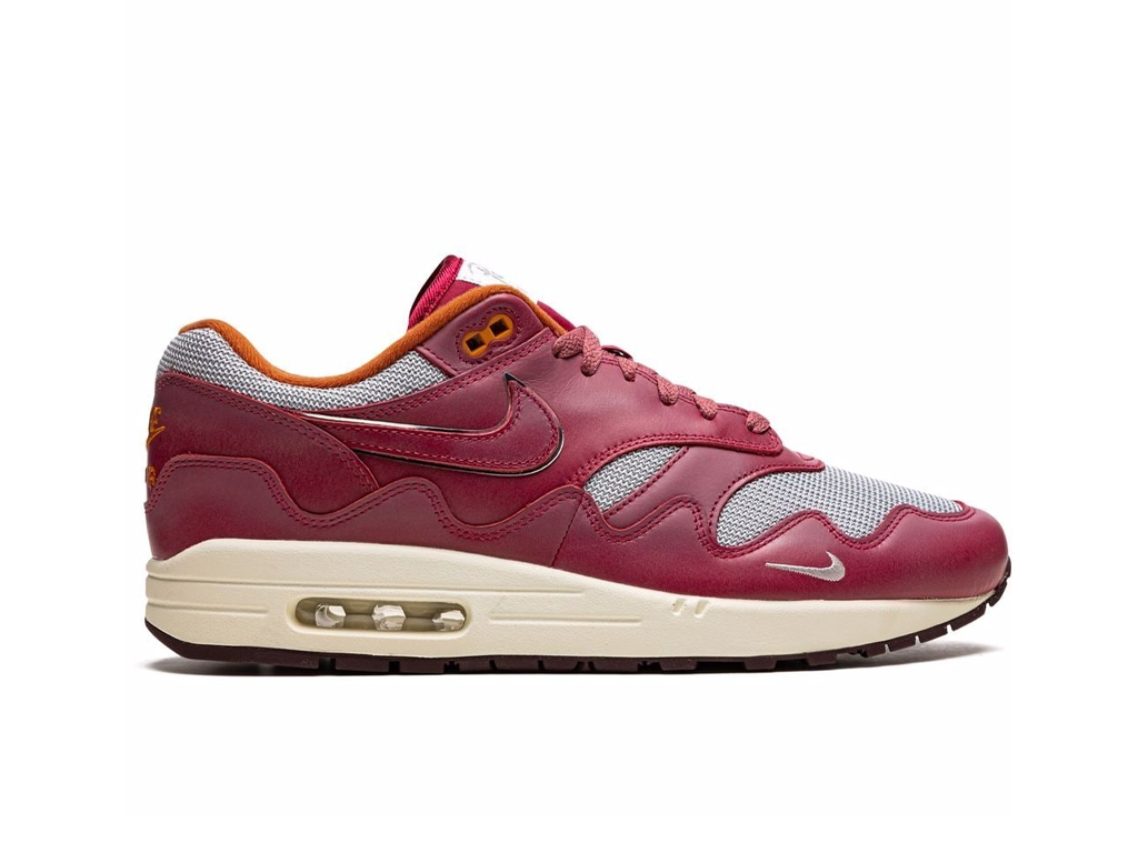 Nike Air Max 1 Patta Waves Rush Maroon (with Bracelet)