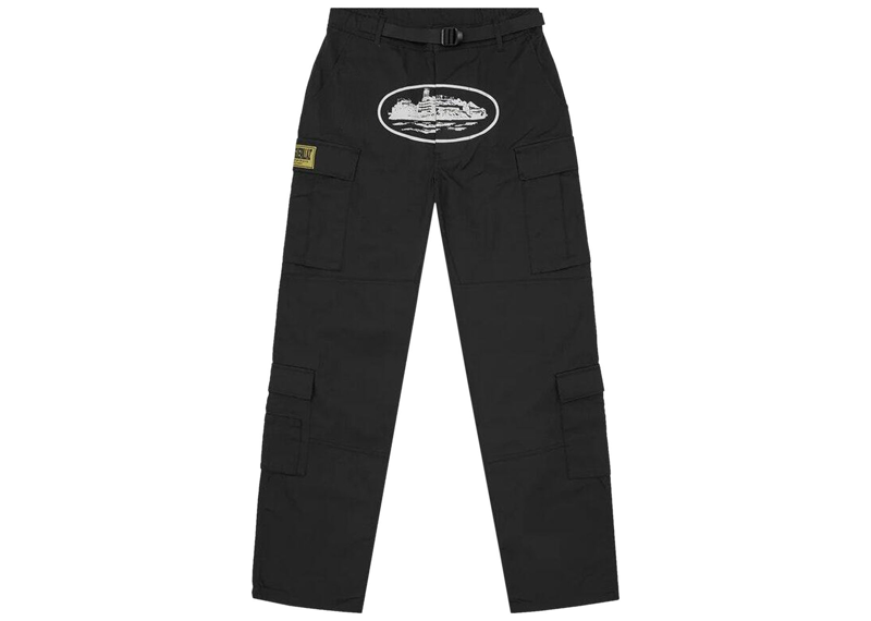 Corteiz 5 Starz Special Edition Black Guerillaz Cargo Pant Black-Corteiz-pikastore.cz