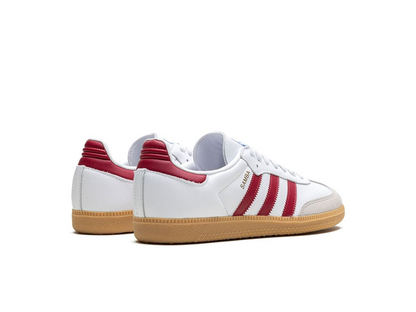 adidas Samba OG White Burgundy Gum