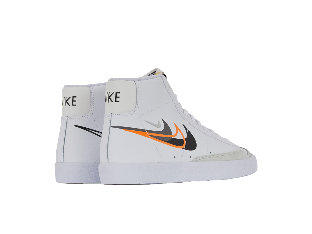 Nike Blazer Mid 77 Multi-Swoosh - Bright Mandarin