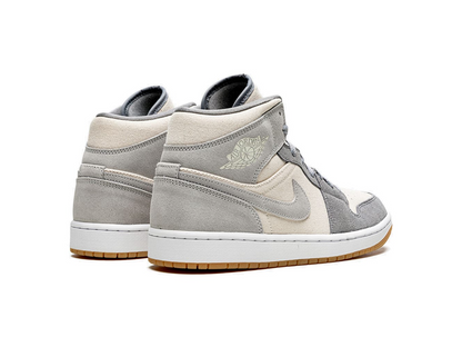 Nike Air Jordan 1 Mid SE GS Coconut Milk Particle Grey