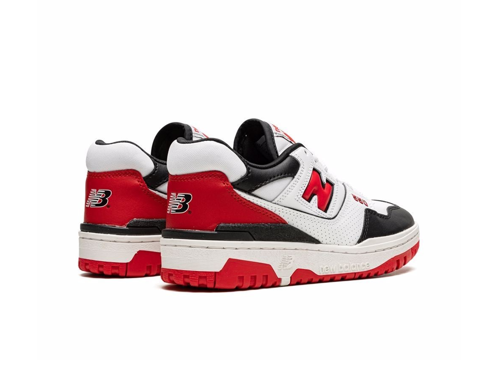 New Balance 550 bijelo crveno crno