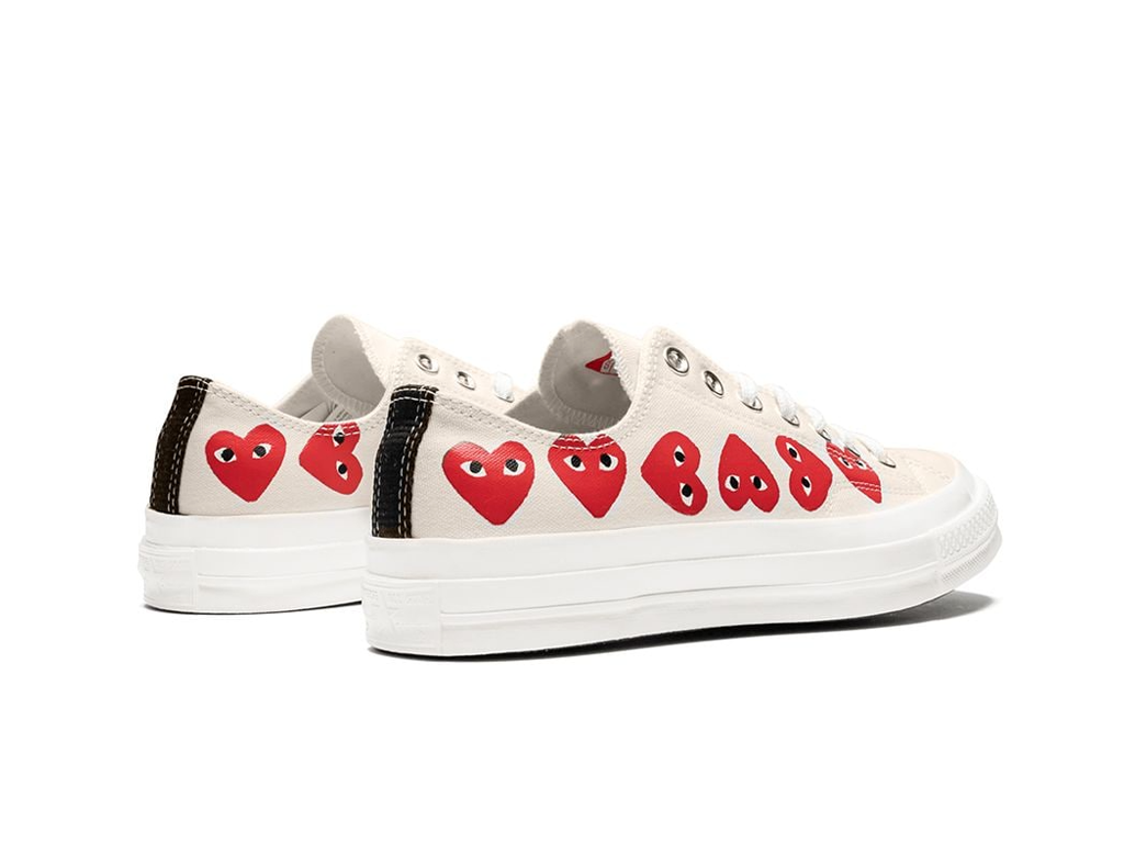 Comme des Garcons Play x Converse Chuck 70 Low Top Multi Heart