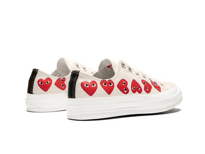 Comme des Garcons Play x Converse Chuck 70 Low Top Multi Heart