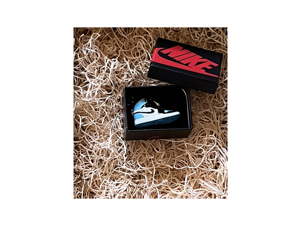 3D Keychain Jordan 1 High UNC Toe