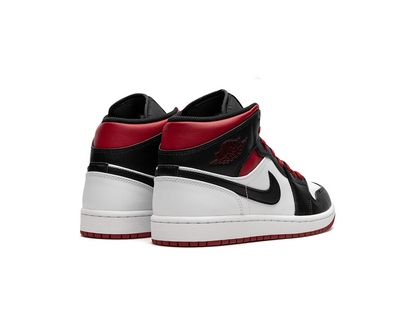 Nike Air Jordan 1 Mid GS Gym Red Black Toe