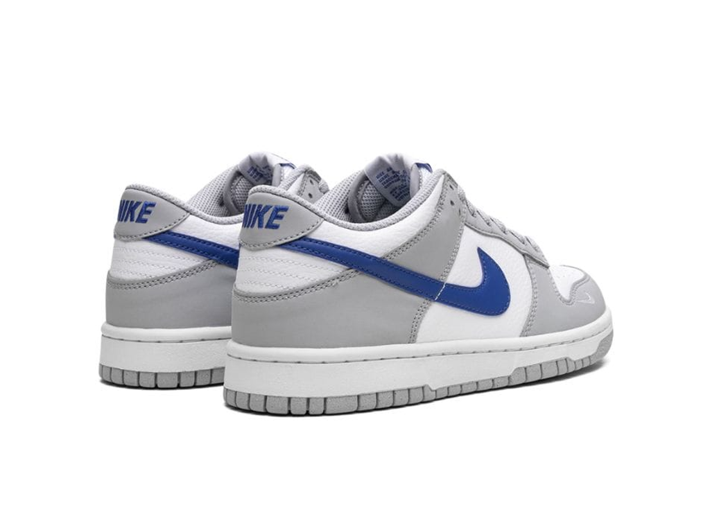 Nike Dunk Low Mini Swoosh Wolf Gray Game Royal (GS)