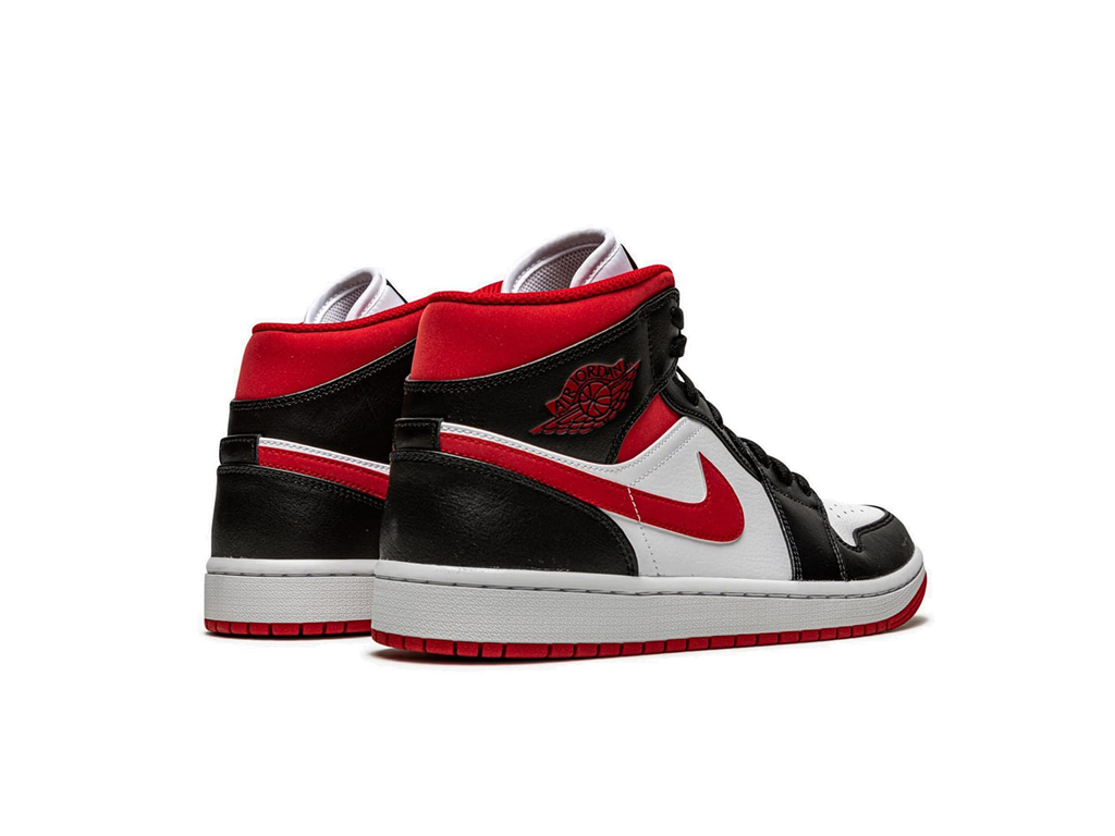 Nike Air Jordan 1 Mid GS Black Gym Red