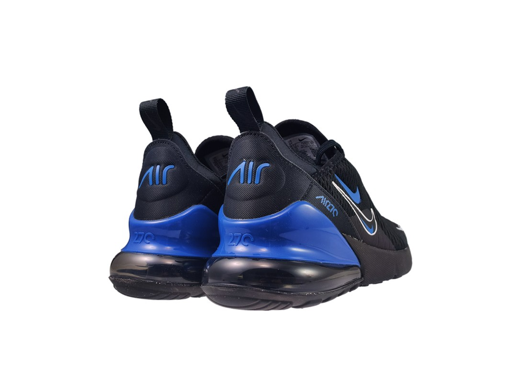 Nike Air Max 270 GS Multi-Swoosh - Black Dark Marina Blue