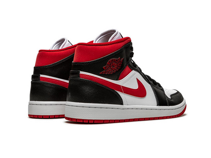 Nike Jordan 1 Mid White Black Red (2022)