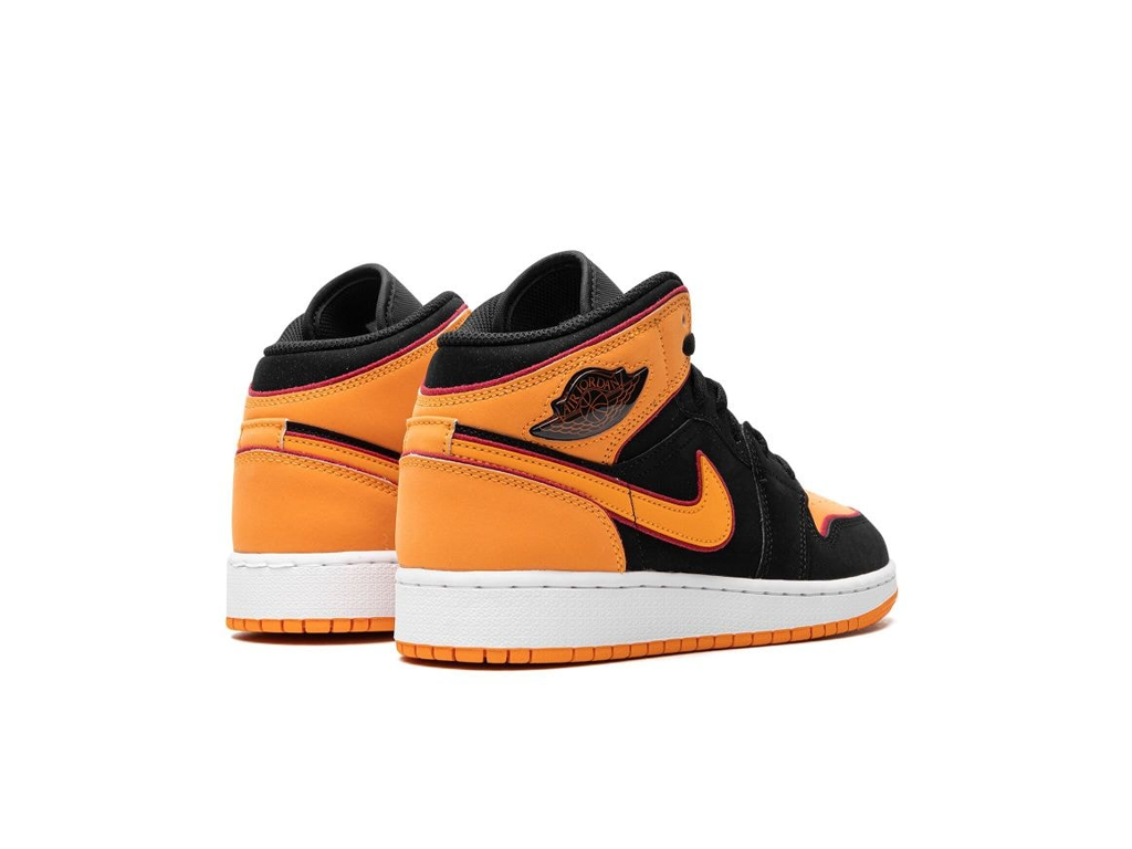 Nike Air Jordan 1 Mid SE GS Vivid Orange