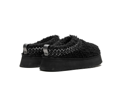 UGG Tazz Slipper Heritage Braid Black (Women's)