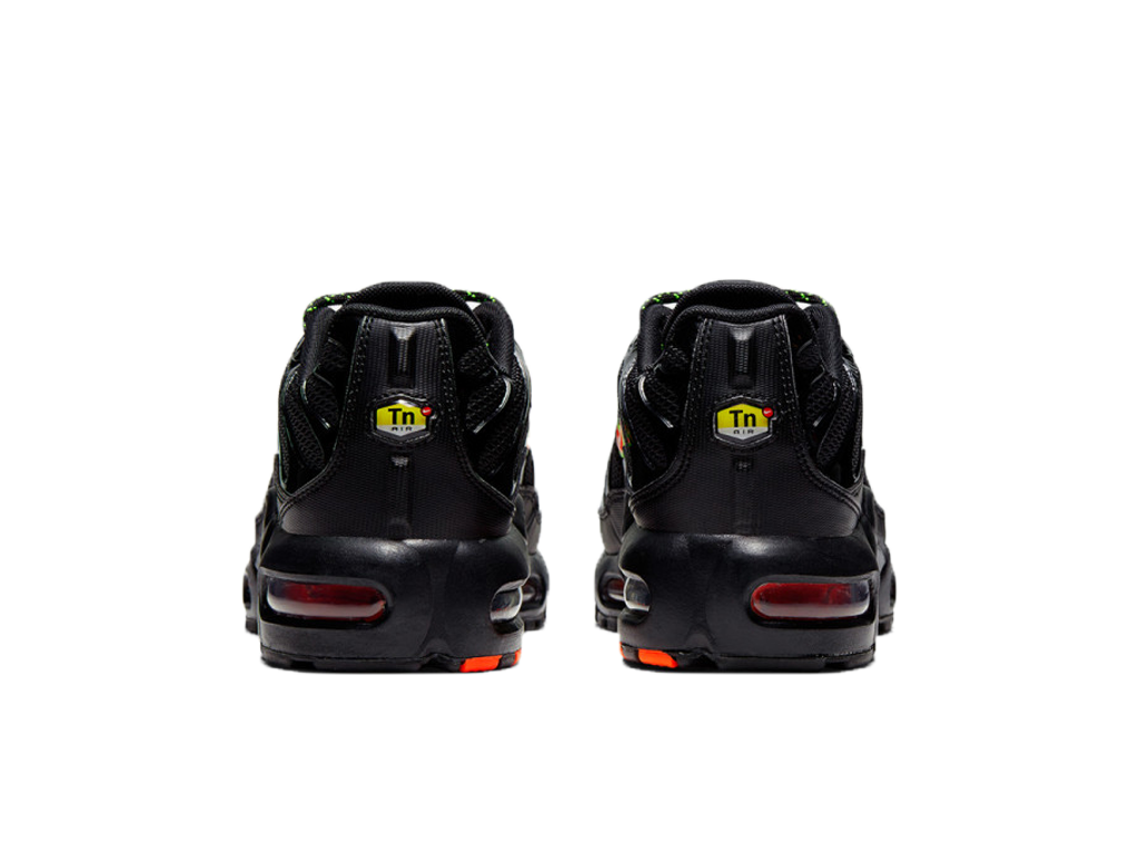 Nike Air Max Plus GS Black Volt Hyper Crimson