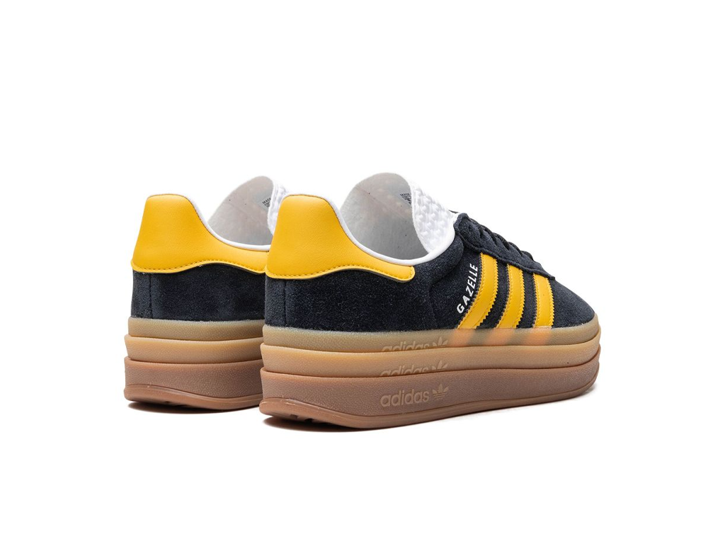 adidas Gazelle Bold Black Bold Gold (Women's)