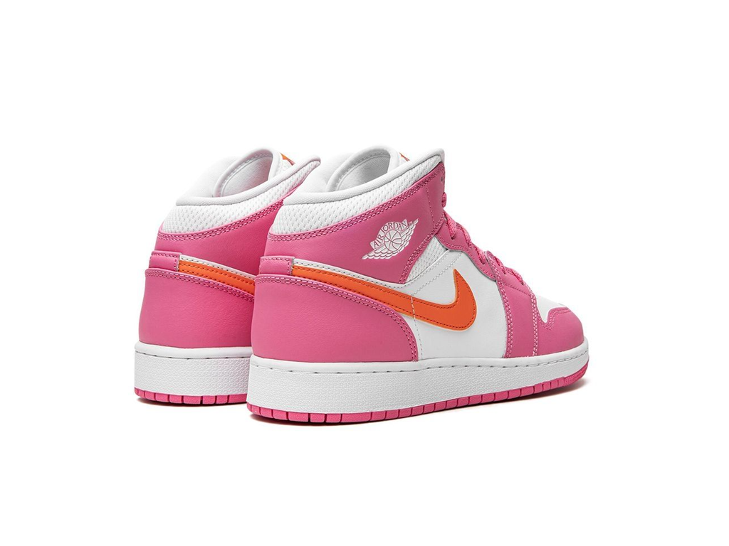 Jordan 1 Mid Pinksicle Safety Orange (GS)