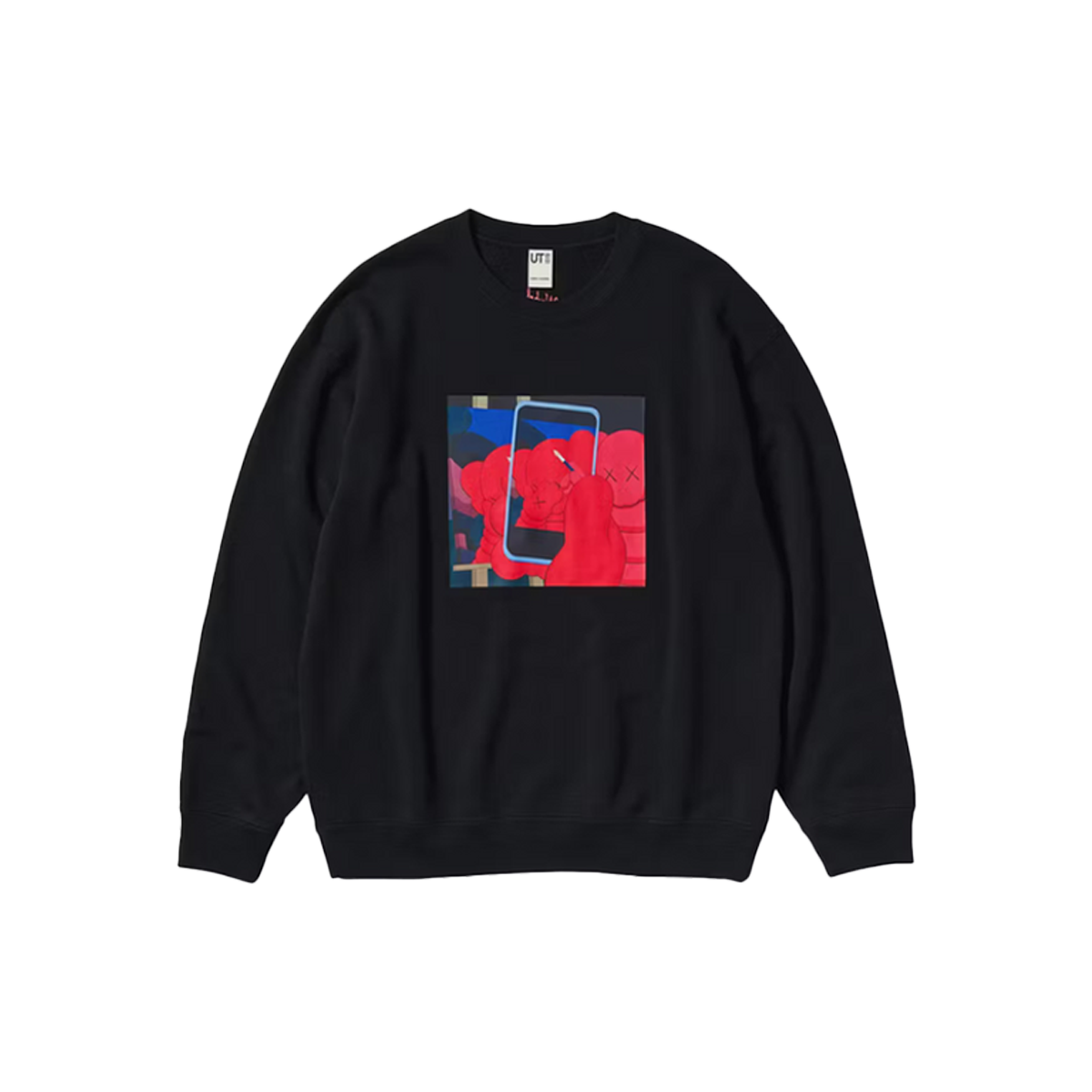 Kaws x Uniqlo Warhol Graphic Sweatshirt Black-Kaws-pikastore.cz