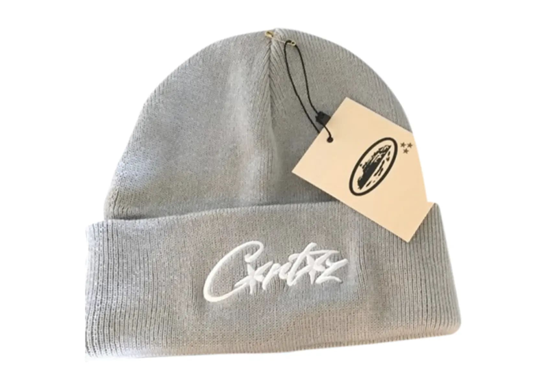 Corteiz Allstarz Folded Beanie Grey-Corteiz-pikastore.cz